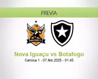 Pronóstico Nova Iguaçu Botafogo (06 febrero 2025)