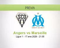 Pronóstico Angers Marseille (17 enero 2026)