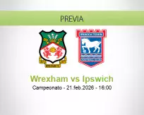 Pronóstico Wrexham Ipswich (21 febrero 2026)