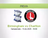 Pronóstico Birmingham Charlton (13 diciembre 2025)