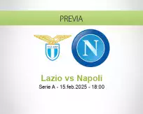 Pronóstico Lazio Napoli (15 febrero 2025)