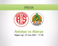 Pronóstico Antalya Alanya (27 noviembre 2021)