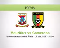 Mauritius vs Cameroon