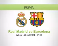 Pronóstico Real Madrid Barcelona (26 octubre 2024)