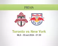 Pronóstico Toronto New York (02 octubre 2024)