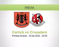 Pronóstico Carrick Crusaders (30 diciembre 2024)