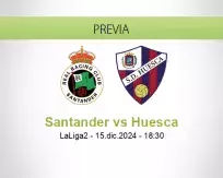 Pronóstico Santander Huesca (15 diciembre 2024)