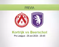 Pronóstico Kortrijk Beerschot (25 octubre 2024)