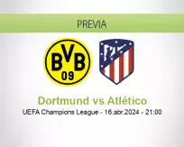 Pronóstico Dortmund Atlético (16 abril 2024)
