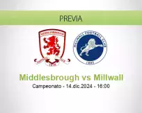 Pronóstico Middlesbrough Millwall (14 diciembre 2024)