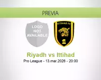 Pronóstico Riyadh Ittihad (13 marzo 2026)
