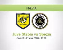 Pronóstico Juve Stabia Spezia (21 marzo 2026)