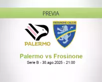 Pronóstico Palermo Frosinone (30 agosto 2025)