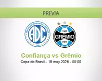 Confiança vs Grêmio