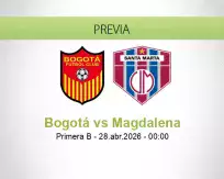 Pronóstico Bogotá Magdalena (27 abril 2026)