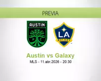 Pronóstico Austin Galaxy (11 abril 2026)