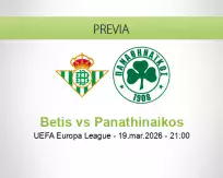 Pronóstico Betis Panathinaikos (19 marzo 2026)