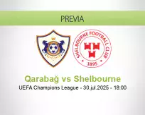 Pronóstico Qarabağ Shelbourne (30 julio 2025)