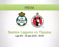 Santos Laguna vs Tijuana