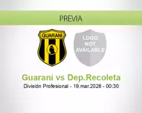 Guaraní vs Dep.Recoleta