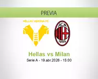Pronóstico Hellas Milan (19 abril 2026)