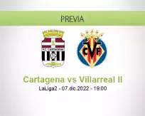 Pronóstico Cartagena Villarreal II (07 diciembre 2022)