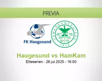 Pronóstico Haugesund HamKam (26 julio 2025)