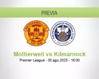 Pronóstico Motherwell Kilmarnock (30 agosto 2025)