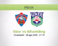 Pronóstico Valur Afturelding (26 agosto 2025)