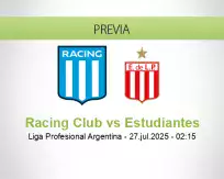 Pronóstico Racing Club Estudiantes (26 julio 2025)