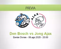 Pronóstico Den Bosch Jong Ajax (08 agosto 2025)