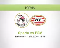 Pronóstico Sparta PSV (11 abril 2026)