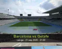 Pronóstico Barcelona Getafe (21 septiembre 2025)