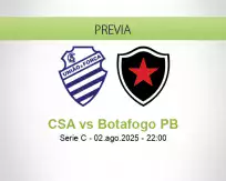 Pronóstico CSA Botafogo PB (02 agosto 2025)