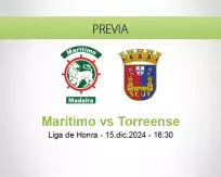 Pronóstico Marítimo Torreense (15 diciembre 2024)