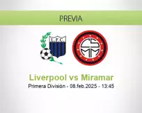 Pronóstico Liverpool Miramar (08 febrero 2025)