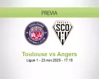 Pronóstico Toulouse Angers (23 noviembre 2025)