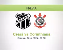 Pronóstico Ceará Corinthians (16 julio 2025)