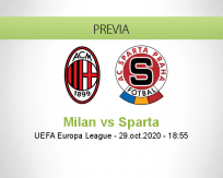 Milan vs Sparta Praha