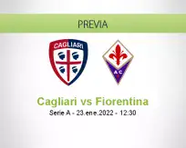 Pronóstico Cagliari Fiorentina (23 enero 2022)