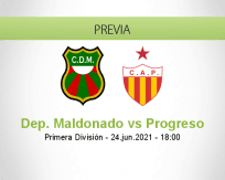 Pronóstico Dep. Maldonado Progreso (24 junio 2021)