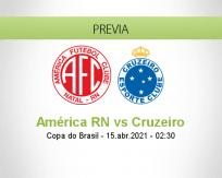 Pronóstico América RN Cruzeiro (14 abril 2021)