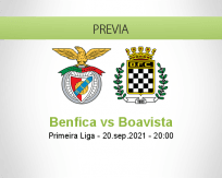 Pronóstico Benfica Boavista (20 septiembre 2021)