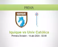 Pronóstico Iquique Univ Católica (13 abril 2024)