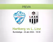 Pronóstico Hartberg L. Linz (24 abril 2024)