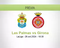 Pronóstico Las Palmas Girona (26 octubre 2024)