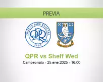 Pronóstico QPR Sheff Wed (25 enero 2025)