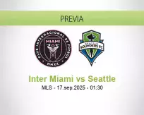 Pronóstico Inter Miami Seattle (16 septiembre 2025)