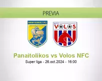 Pronóstico Panaitolikos Volos NFC (26 octubre 2024)