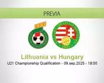 Pronóstico Lithuania Hungary (09 septiembre 2025)